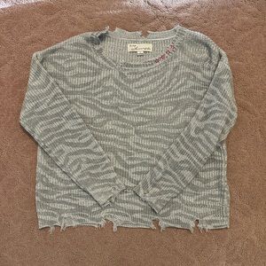 Vintage Havana Slight Zebra Sweater